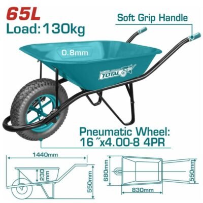 TOTAL καρότσι εργολαβικό 130Kg