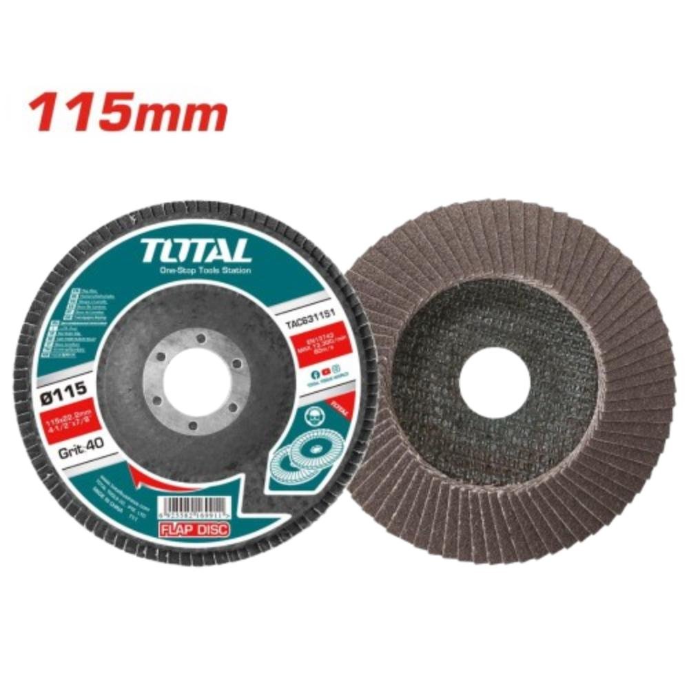 Πολύπτερο Μετάλλου Total 115mm για λείανση και γυάλισμα