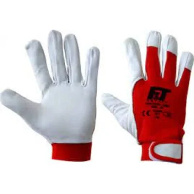 Δερμάτινα γάντια εργασίας με Velcro FT 0786 για ανθεκτική προστασία