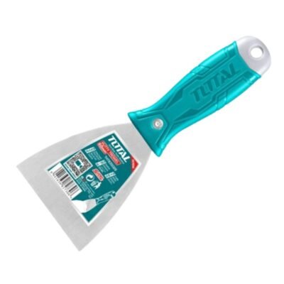 Σπάτουλα Carbon Steel Total με ανθεκτική λάμα και εργονομική λαβή για σοβά, στόκο και χρώμα