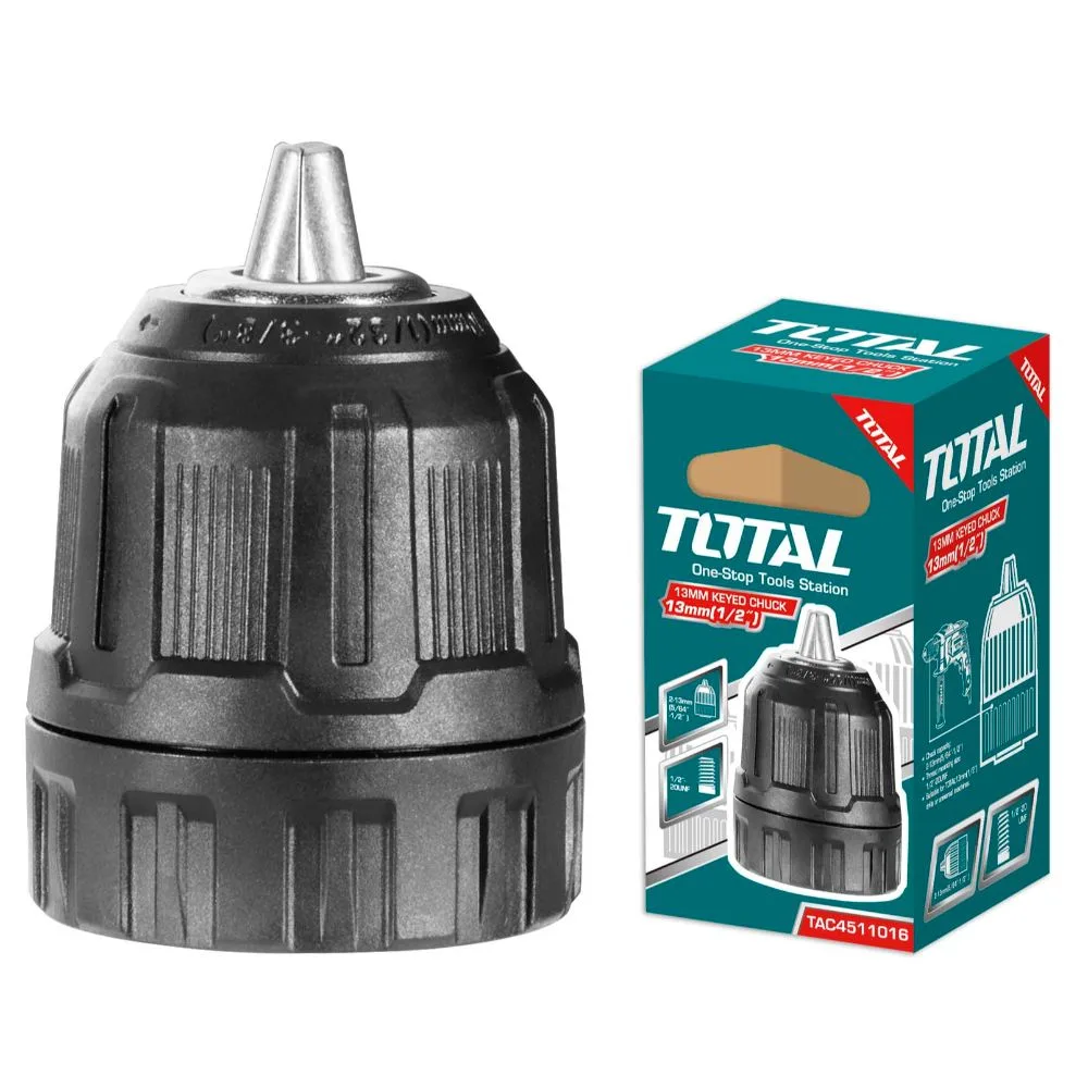 Αυτόματο Τσοκ Total 10mm για δράπανο, μοντέλο TAC451016