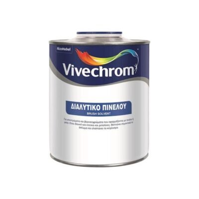 Διαλυτικό Πινέλλου Vivecrom για αραίωση χρωμάτων και καθαρισμό πινέλων