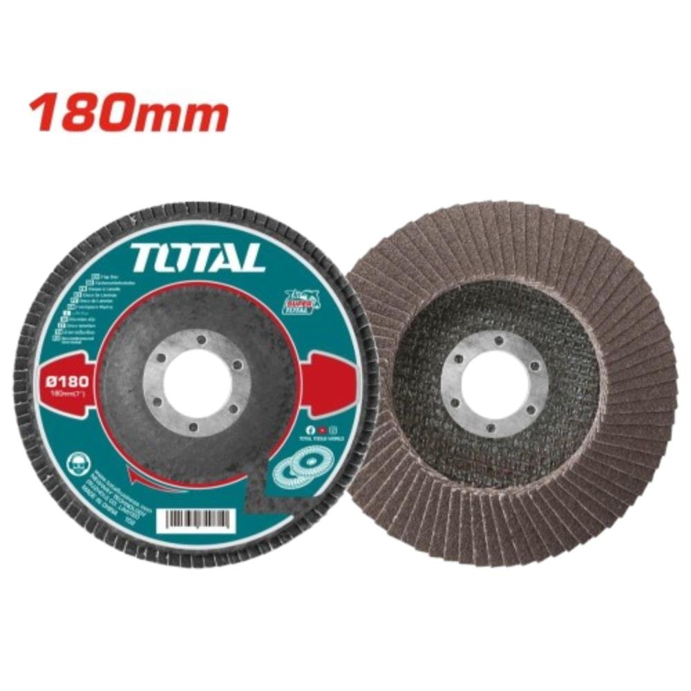 Πολύπτερο Μετάλλου Total 180mm για λείανση και φινίρισμα