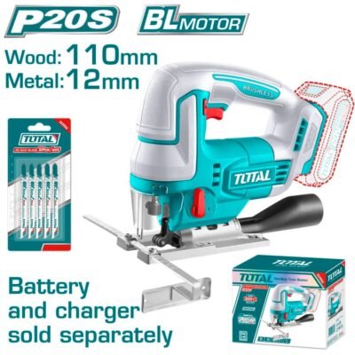 Σέγα Μπαταρίας Total Tjsli1008 για ακριβείς και καθαρές κοπές σε κάθε εργασία.