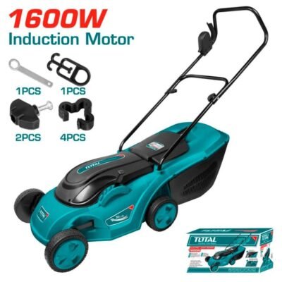 TOTAL Μηχανή Γκαζόν 1.600W για αποτελεσματικό και ακριβές κούρεμα.