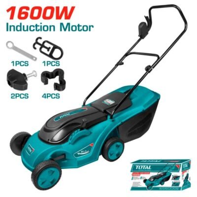 TOTAL Μηχανή Γκαζόν 1.600W για αποτελεσματικό και ακριβές κούρεμα.
