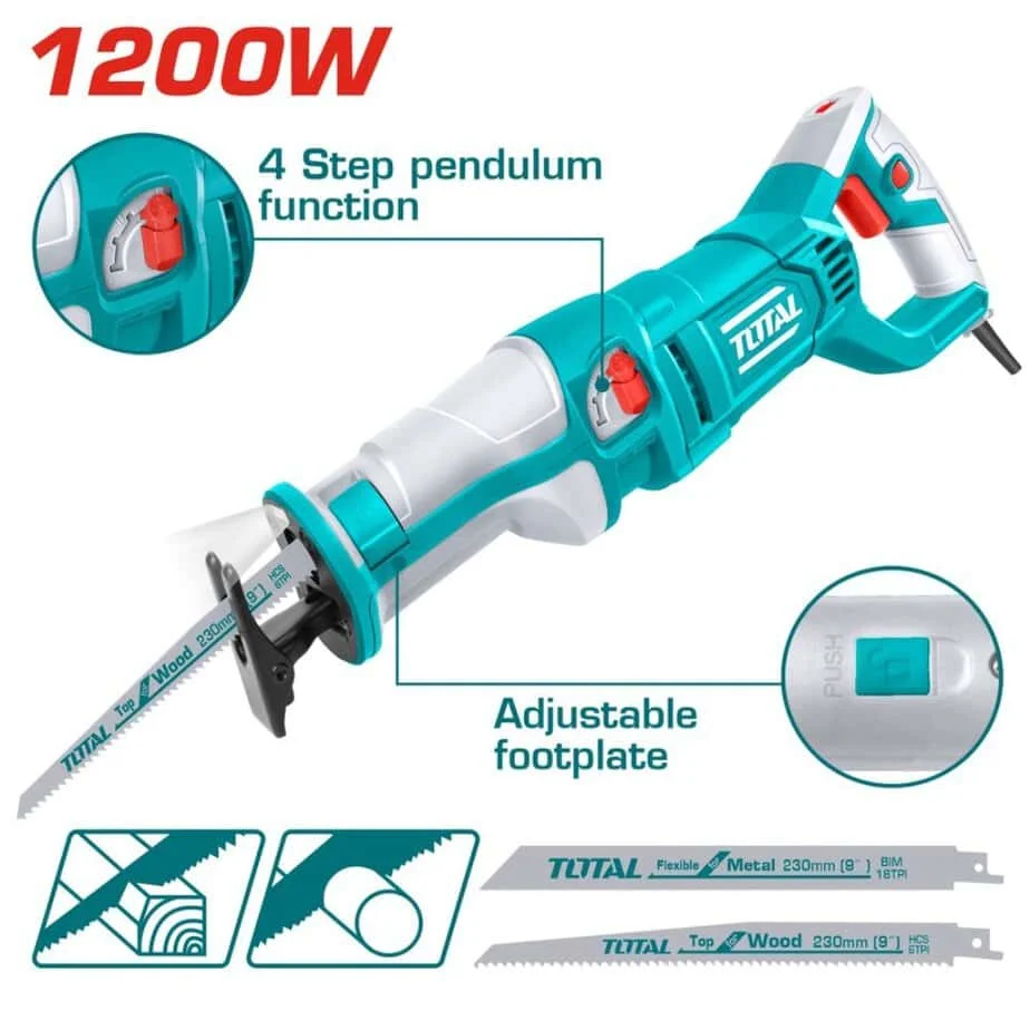 Σπαθοσέγα Total 1.200W (TS1001201) για επαγγελματική χρήση