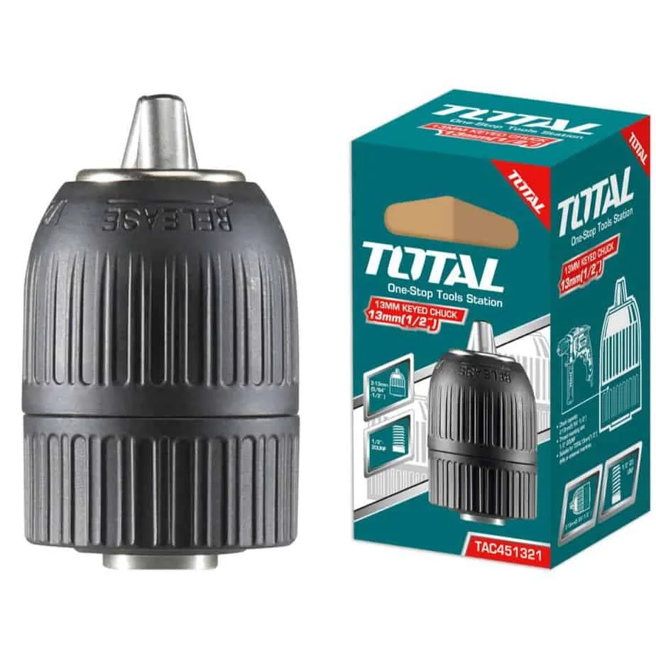 Total Τσοκ Δράπανου Αυτόματο 1/2″ – 13mm για ηλεκτρικά δράπανα