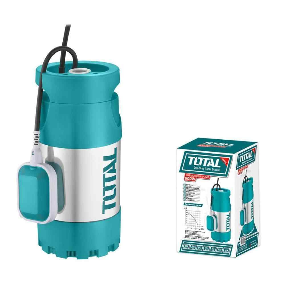TOTAL Υποβρύχια Αντλία Πηγαδιών 800W (TWP680012) από Inox για αντλήσεις νερού.