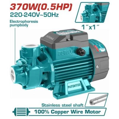 Περιφερειακή αντλία νερού Total 370W για οικιακή χρήση