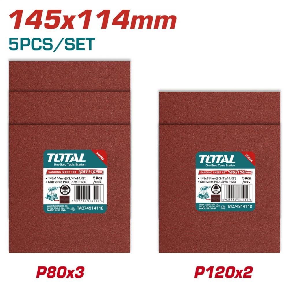 Γυαλόχαρτα Total 5τεμ Tac74914112 για τριβείο Total Tf2231106