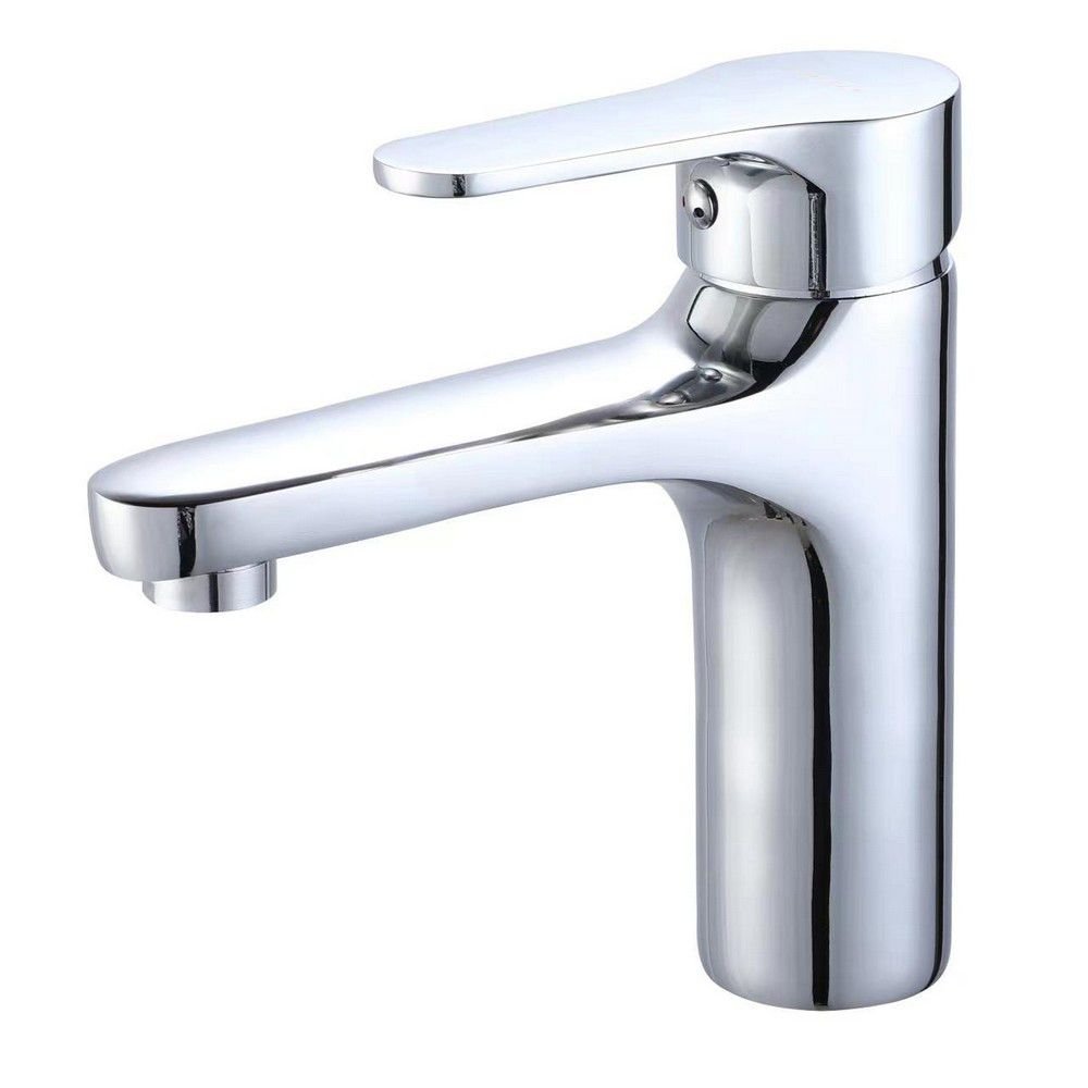 Μπαταρία Νιπτήρα Αναμεικτική Cresman Black Series με μαύρο ματ φινίρισμα και μοντέρνο minimal σχεδιασμό.