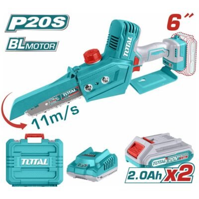Κλαδευτικό αλυσοπρίονο μπαταρίας TOTAL 20V