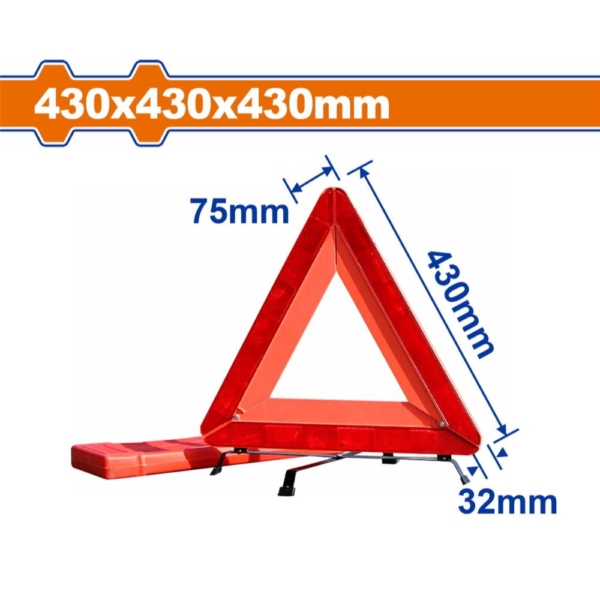 WADFOW ΤΡΙΓΩΝΟ ΕΚΤΑΚΤΗΣ ΑΝΑΓΚΗΣ ΜΕ ΒΑΣΗ 430Χ430Χ430mm (WYJ3A43)