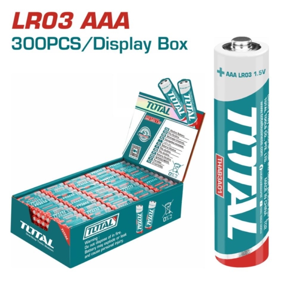 TOTAL ΑΛΚΑΛΙΚΕΣ ΜΠΑΤΑΡΙΕΣ 1.5V LR03 AAA 4ΤΕΜ (THAB3A01)