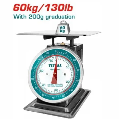 Ζυγαριά ελατηρίου TOTAL 60kg TESA5601 με πλάκα καντράν