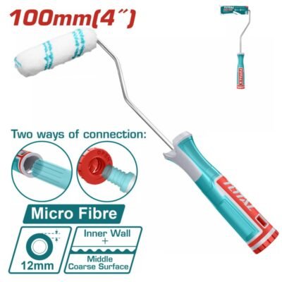 Μίνι Ρολό Βαφής Total για εύκολη και ομοιόμορφη βαφή εσωτερικών τοίχων