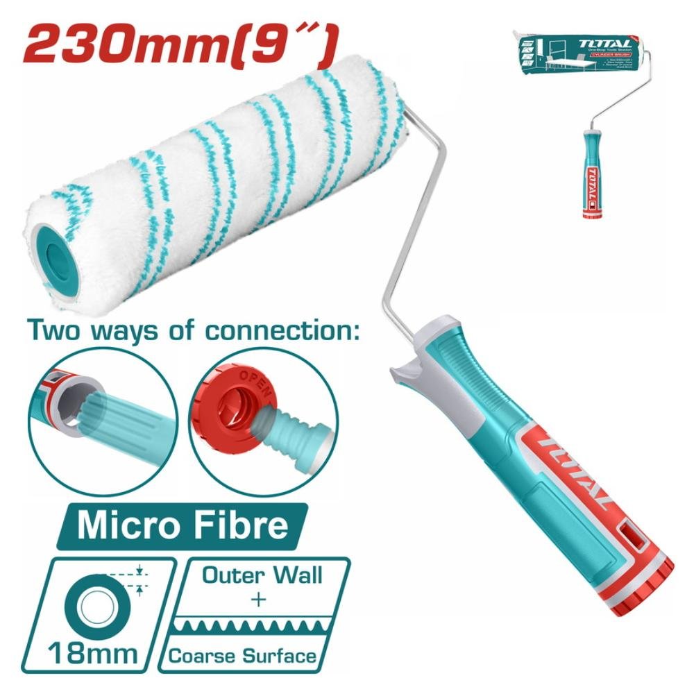 Ρολό Βαφής Total για εξωτερικούς τοίχους – εύκολο και ομοιόμορφο βάψιμο εξωτερικών επιφανειών.