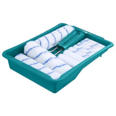 Σετ Ρολά Βαφής 13 Τεμαχίων Total με ρολά, σκελετό και δίσκο βαφής για εύκολη εφαρμογή χρώματος