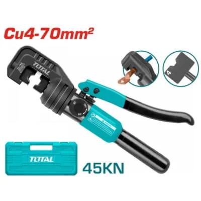 Υδραυλική Πρέσα Ακροδεκτών Total THCT070 για Cu 4-70mm²