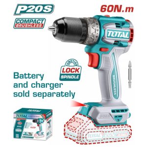 TOTAL ΕΠΑΓΓ. ΔΡΑΠΑΝΟΚΑΤΣΑΒΙΔΟ ΜΠΑΤ. Li-ion 20V / 60Nm BL Motor ΧΩΡΙΣ ΜΠΑΤΑΡΙΑ & ΦΟΡΤΙΣΤΗ (TDLI206021)