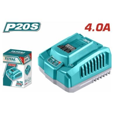 Ταχυφορτιστής TOTAL 4A για μπαταρίες 20V Li-ion