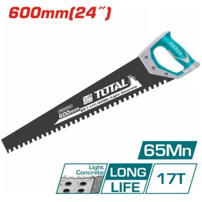 Επαγγελματικό Πριόνι Σκυροδέματος Total (Thtlcs1241) με ισχυρό μοτέρ και αιχμηρή λεπίδα, ιδανικό για κοπή σκυροδέματος και τούβλων.