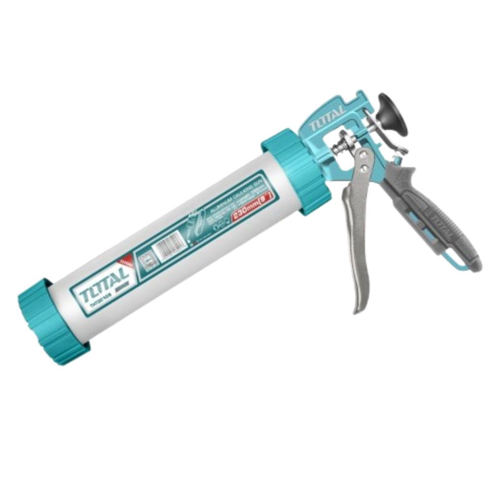 Πιστόλι Σιλικόνης Αλουμινίου Total επαγγελματικό για εφαρμογή σιλικόνης και στεγανοποιητικών υλικών