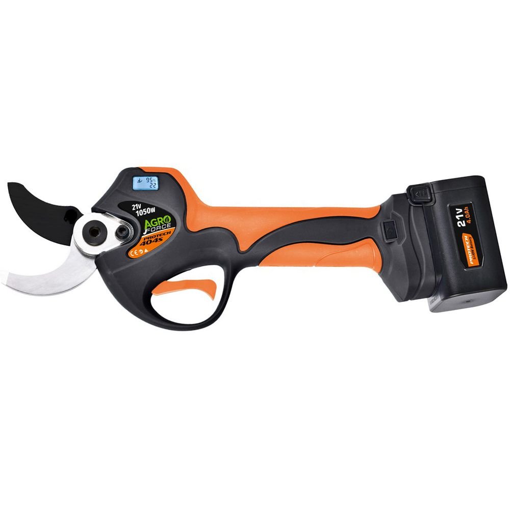 Ψαλίδι Κλαδέματος Μπαταρίας Agroforce 404s σε χρήση για κλάδεμα