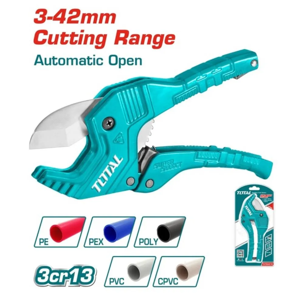 Ψαλίδι Πλαστικών Σωλήνων Total THT534216 193mm