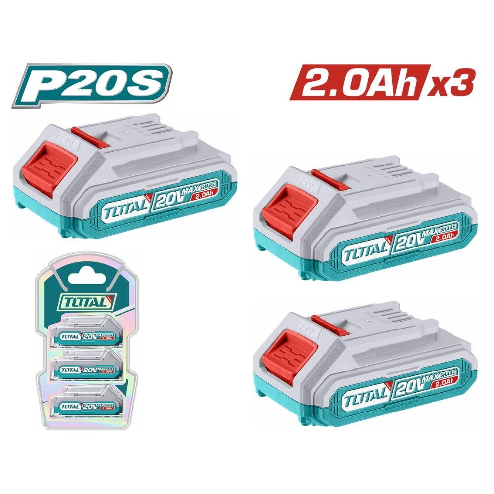 TOTAL TOSLI240311E μπαταρίες 20V 2Ah για εργαλεία TOTAL