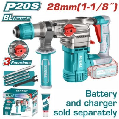 TOTAL ΕΠΑΓΓ. ΠΝΕΥΜΑΤΙΚΟ ΠΙΣΤΟΛΕΤΟ ΜΠΑΤ. Li-ion 20V ΧΩΡΙΣ ΜΠΑΤΑΡΙΑ & ΦΟΡΤΙΣΤΗ (TRHLI20288)