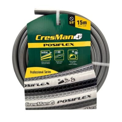 Λάστιχο Ποτίσματος Cresman Posiflex 3/4" σε πράσινο χρώμα με ανθεκτική κατασκευή