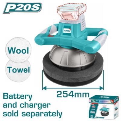 Αλοιφαδόρος Μπαταρίας TOTAL 254mm TOPLI2001 για επαγγελματικό γυάλισμα