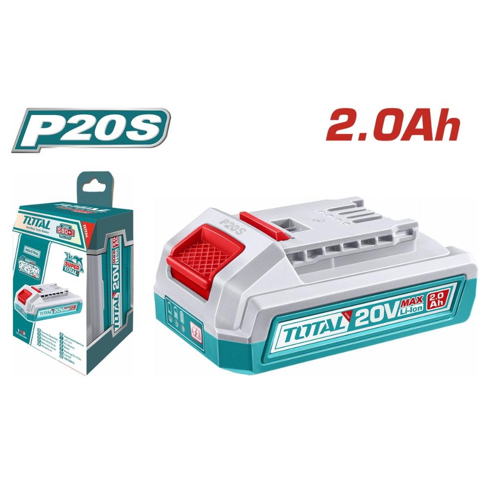 Μπαταρία TOTAL 20V 2Ah συμβατή με ηλεκτρικά εργαλεία TOTAL
