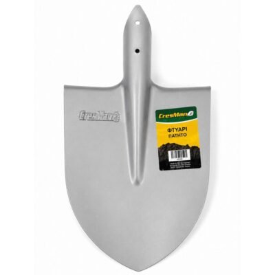 Φτυάρι Πατητό Cresman 915gr από high carbon steel για οικοδομικές και αγροτικές εργασίες