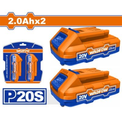 WADFOW ΣΕΤ 2τεμ ΜΠΑΤ. WLBP520 Li-ion 20V / 2Ah (WOS240682)