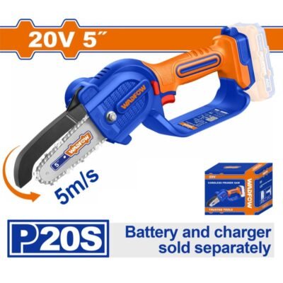 Αλυσοπρίονο Κλαδευτικό Wadfow Wclp550 σε κοντινή προβολή για κλάδεμα.