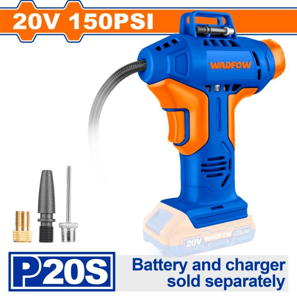 Κομπρεσεράκι Αέρος Μπαταρίας Wadfow για γρήγορο και ακριβές φούσκωμα ελαστικών