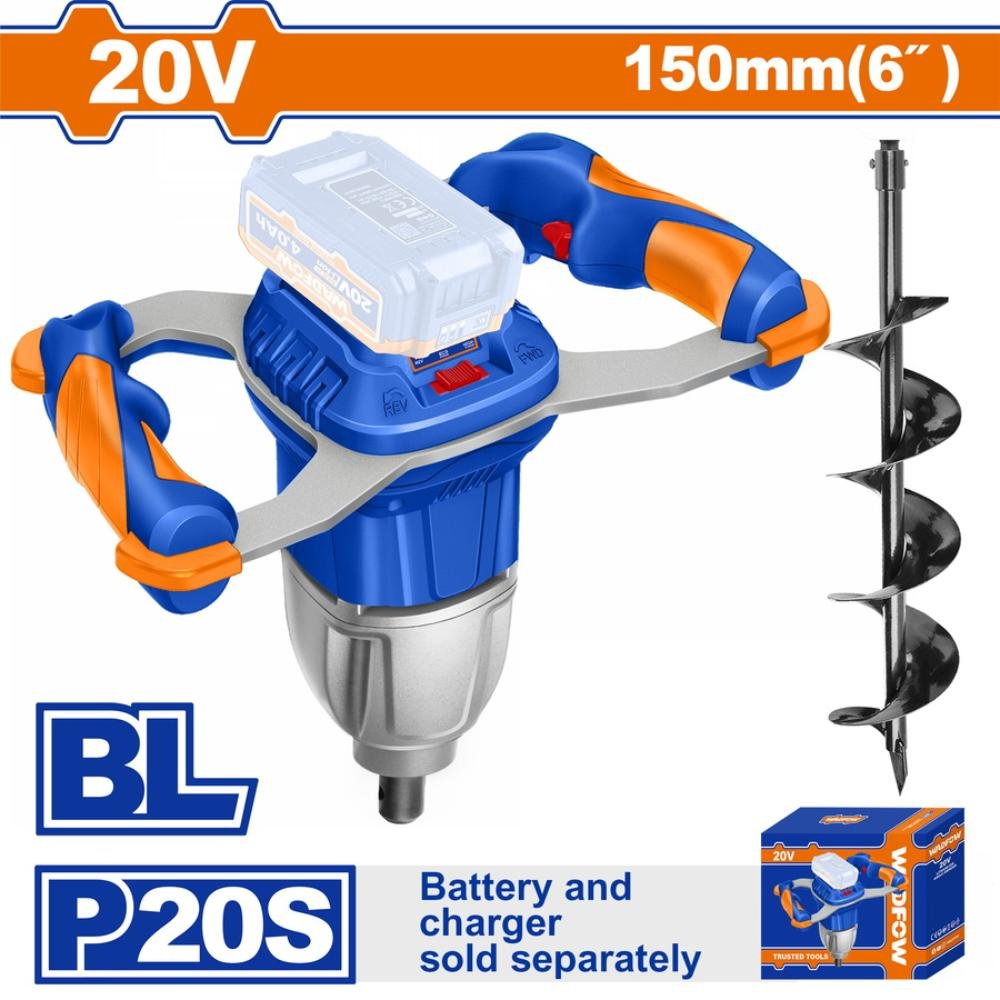 Τριβέλα-Γεωτρύπανο Μπαταρίας Wadfow για διάνοιξη εδάφους και δεντροφυτεύσεις