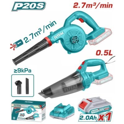 Φυσήτήρας & Σκουπάκι TOTAL TOSLI240998E 20V για καθαρισμό