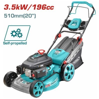 TOTAL Μηχανή Γκαζόν Αυτοκινούμενη 6HP σε δράση σε κήπο