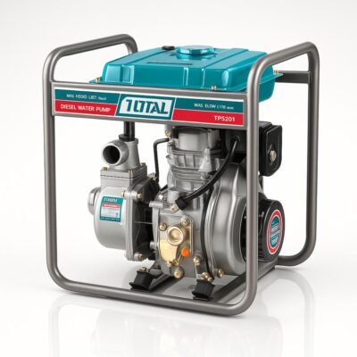Αντλία νερού diesel TOTAL TP5201 με μεταλλικό σκελετό και ισχυρό κινητήρα
