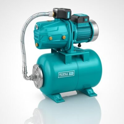 "Πιεστικό νερού TOTAL 750W με δοχείο 24 λίτρων για οικιακή και επαγγελματική χρήση"