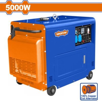 Ηλεκτρογεννήτρια Diesel WADFOW 5.000W κλειστού τύπου με μονοφασική παροχή