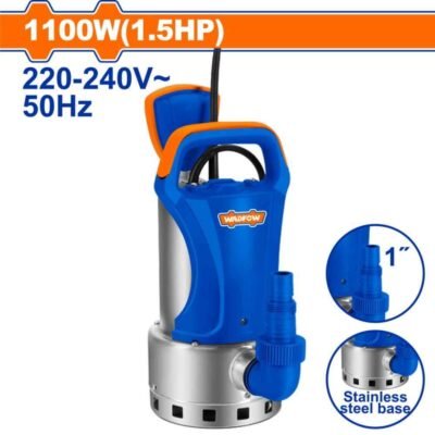 Αντλία Ακαθάρτων Υδάτων WADFOW INOX 1.100W με αυτόματο φλοτέρ