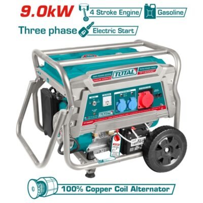 Ηλεκτρογεννήτρια Βενζίνης TOTAL Τριφασική 9.000W με AVR