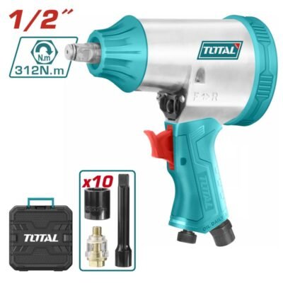 Αεροκλειδο Total 1/2" Tat41125 σετ εργαλείων με 312Nm ροπής
