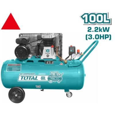 Αεροσυμπιεστής Ιμάντα Total 100Lit TC1301006 3HP 2.2kW