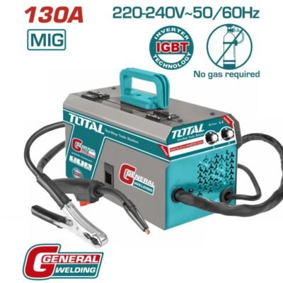 Ηλεκτροκόλληση Inverter Total Χωρίς Αέριο 130A TFC13012 φορητή και ισχυρή